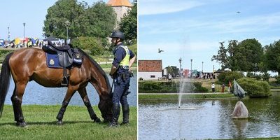 Ridande polisernas vädjan under Almedalsveckan: "Lite försiktighet"