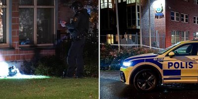 Larm om explosion nära polishuset i Kristianstad