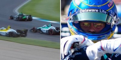 Marcus Ericssons blytunga race – körde in i Colton Herta