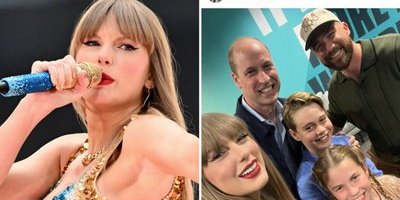 Taylor Swifts selfie ihop med  prins William och Travis Kelce