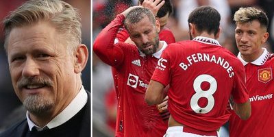 Luke Shaw kritiseras av Peter Schmeichel: "Vi betalar honom"