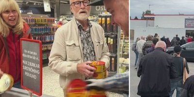 Se den hektiska jakten på surströmming i Skellefteå: "Köat sen klockan 06.00"