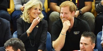 Prins Harry får kalla handen av Jill Biden