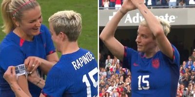 Megan Rapinoe hyllad i sista landskampen – USA slog Sydafrika