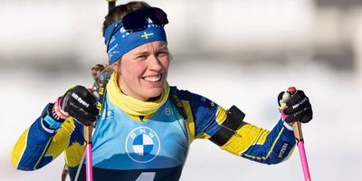 Elvira Öberg kniper pallplats i sprinten