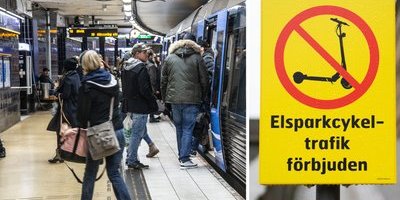 SL förbjuder elsparkcyklar i tunnelbanan – på grund av brandrisk