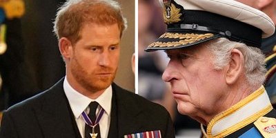 Charles privata samtal med Harry efter cancerbeskedet – därför lämnas Meghan kvar i utlandet