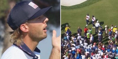 Burns och Morikawa sänkte succéduon Åberg och Hovland i Ryder Cup