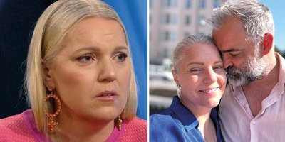 Därför tvingas Carina Bergfeldt och maken Jesper isär: "Inte optimalt"