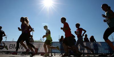 Kollapsade under maraton – fick medalj på sjukhuset