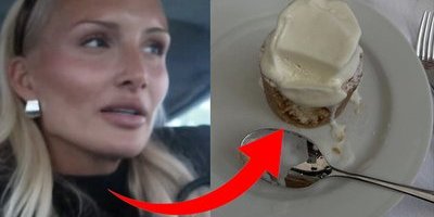 Lovisa Worge hånas för bilden på efterrätten: "Vad är det för j*vla nivå?"