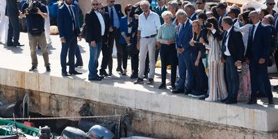 EU-chefen på Lampedusa: "Italien kan räkna med EU"