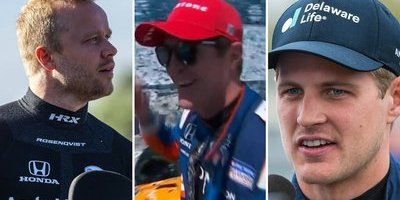 Felix Rosenqvist och Marcus Ericsson missade pallen i Long Beach 