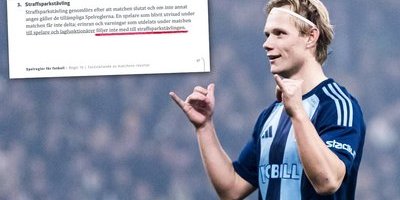 Därför slipper Tobias Gulliksen avstängning i finalen mot MFF