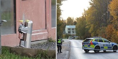 Termosbomb hittad vid flerfamiljshus – bombskyddet på väg