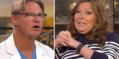 Lotta Engberg och Doktor Mikael lämnar sommarstugan