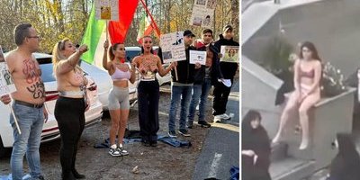 Protester sprids till stöd av Ahoo Daryaei