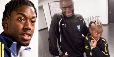 Anthony Elanga förväxlades med sin pappa