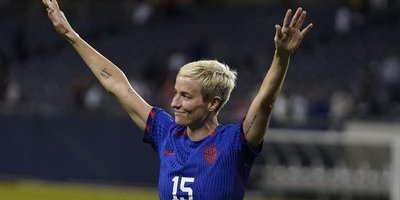 Megan Rapinoe hyllades stort i sista landskampen