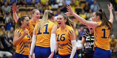 16.55: Sverige möter Tjeckien i volleyboll-EM