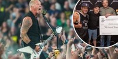 Metallicas gest – skänker 928 000 till Göteborgs Stadsmission efter Ullevi