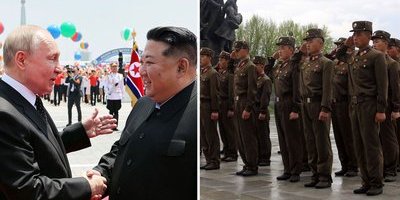 Putin får hjälp av Kim Jong-un – som ska ha skickat 10 000 nordkoreaner