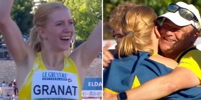 Moa Granat tog guld på 400 meter häck vid U20-EM