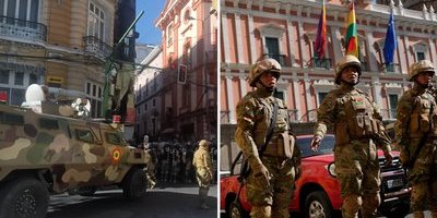 Försök till statskupp i Bolivia – militär intog torg