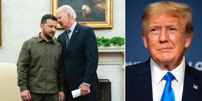 Analyser: Zelenskyj togs emot av Biden – men hade behövt få träffa Trump