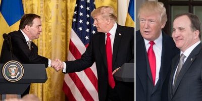 Så överraskade Donald Trump Stefan Löfven vid mötet 2018