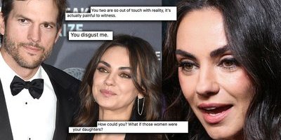 Hatstorm mot Mila Kunis och Ashton Kutcher: "Ni äcklar mig" 