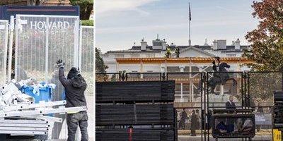 USA förbereder sig för kaos – stängsel i Washington