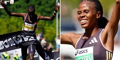 Dubbelt kenyanskt i Göteborgsvarvet