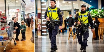 Abbe och Markus patrullerar Emporia med förstärkningsvapen