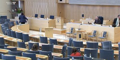 Tre misstänkta efter tomatattacken i riksdagen – riskerar fängelse