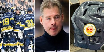 HV71 hyllar målvaktsikonen Bosse Ahl på sina hjälmar