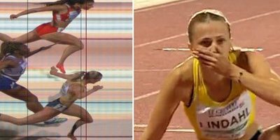 Nora Lindahl tar guld på 200 meter under U20-EM