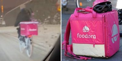 Reaktioner efter klippet på svenska Foodora-budet 