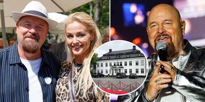 Så lever Anders Bagge lyxliv på slottet med Johanna – svindlande storleken: "Krävs lite yta"