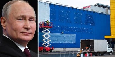 Företagsjättarnas sorti ger klirr i Putins krigskassa