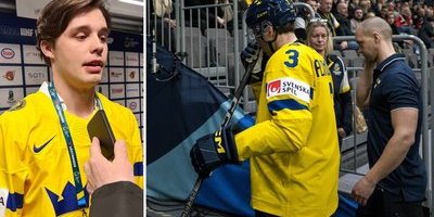 Elias Salomonsson stängs av efter matchstraffet i JVM-premiären