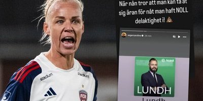 Caroline Seger till attack mot egna fotbollschefen i Rosengård