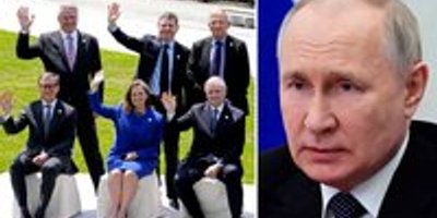 Smällen mot Putin: G7-länderna lovar nya sanktioner