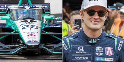 Pallplats för Marcus Ericsson i kaosrace i Detroit