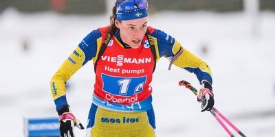 Superklättring av Hanna Öberg i jaktstarten