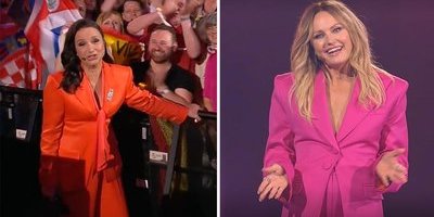 Tittarna jublar efter Eurovision  Song Contest – därför hyllas Petra Mede och Malin Åkerman av Europa: "Visade vart skåpet skulle stå"